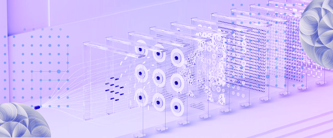 microservice-architecturTransparent blocks representing a complex system, illustrating progressive delivery's enhancement of microservice architecture and controlled releases.es
